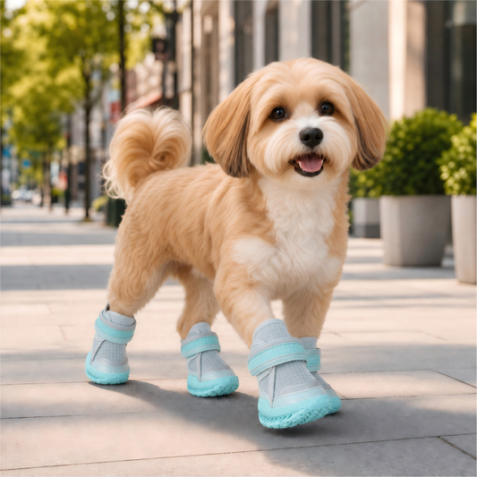 Leoxa Aqua Blue Dog Shoes