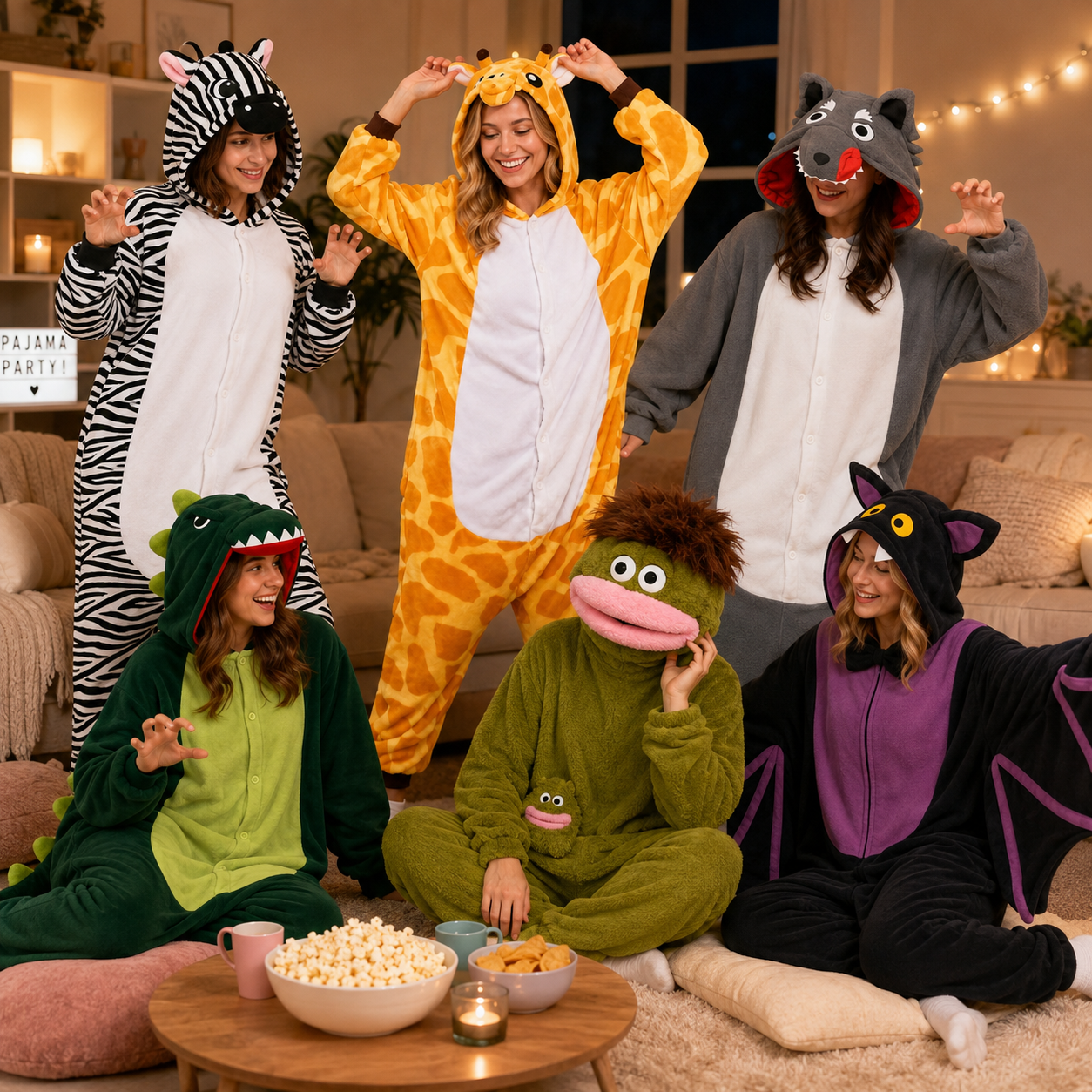 Leoxa gray wolf kigurumi onesie – 09 lifestyle