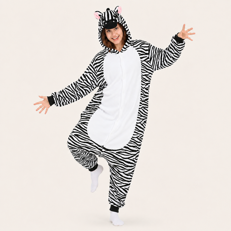 Zebra Kigurumi Onesie