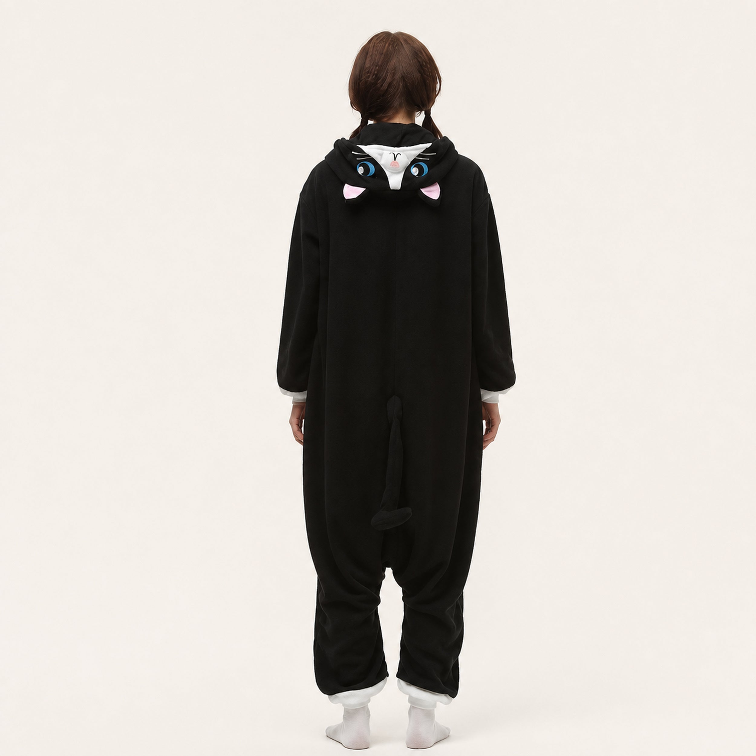 Black & White Cat Kigurumi Onesie
