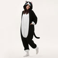 Black & White Cat Kigurumi Onesie