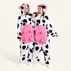 Colorful Cow Fleece Kigurumi Onesie