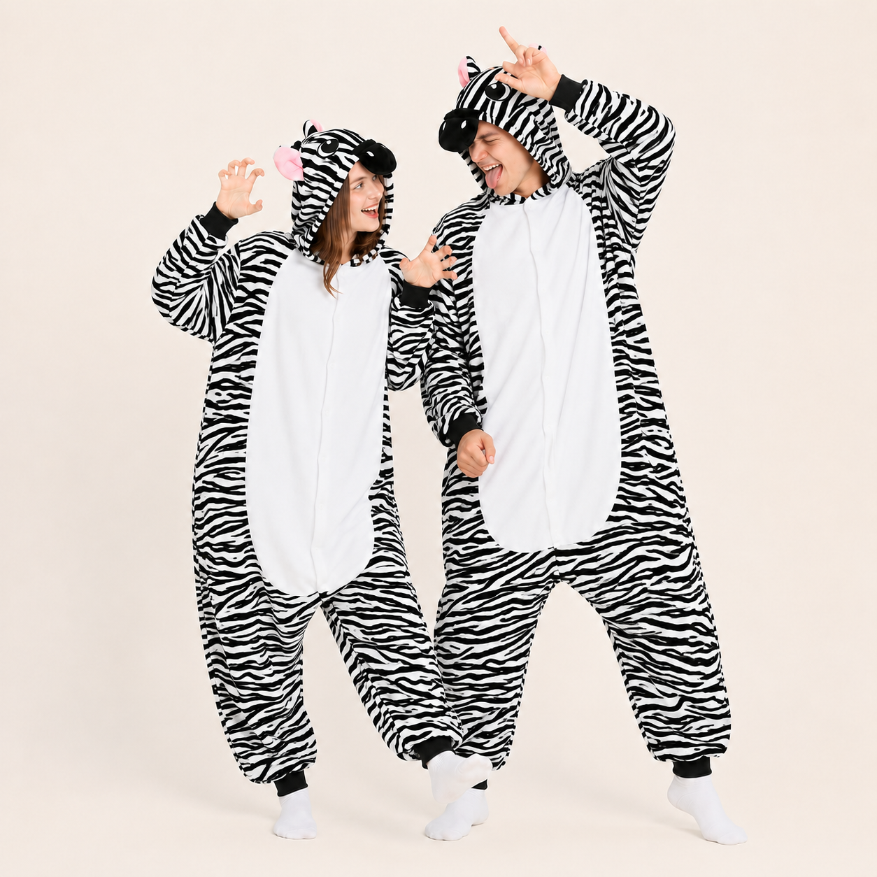 Zebra Kigurumi Onesie