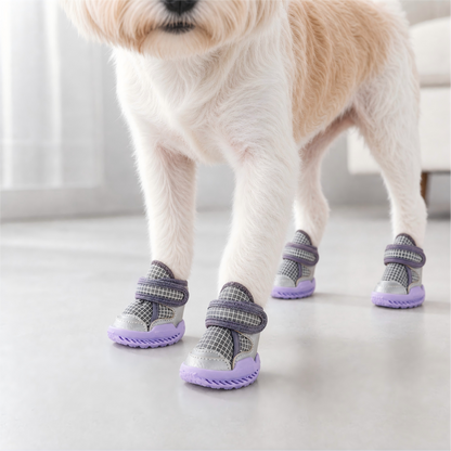 Leoxa Plum Purple Dog Shoes