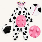 Colorful Cow Fleece Kigurumi Onesie