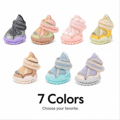 Leoxa Plum Purple Dog Shoes