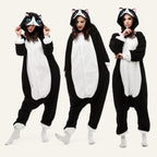 Black & White Cat Kigurumi Onesie