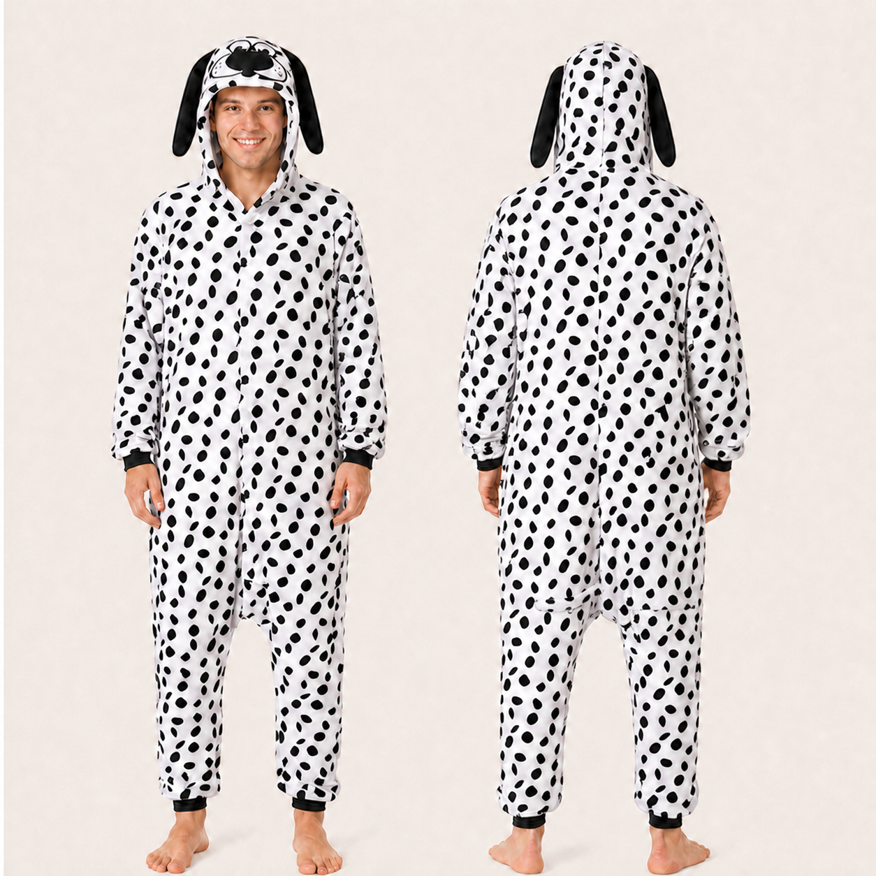 101 Dalmatians kigurumi onesie — 02 front back