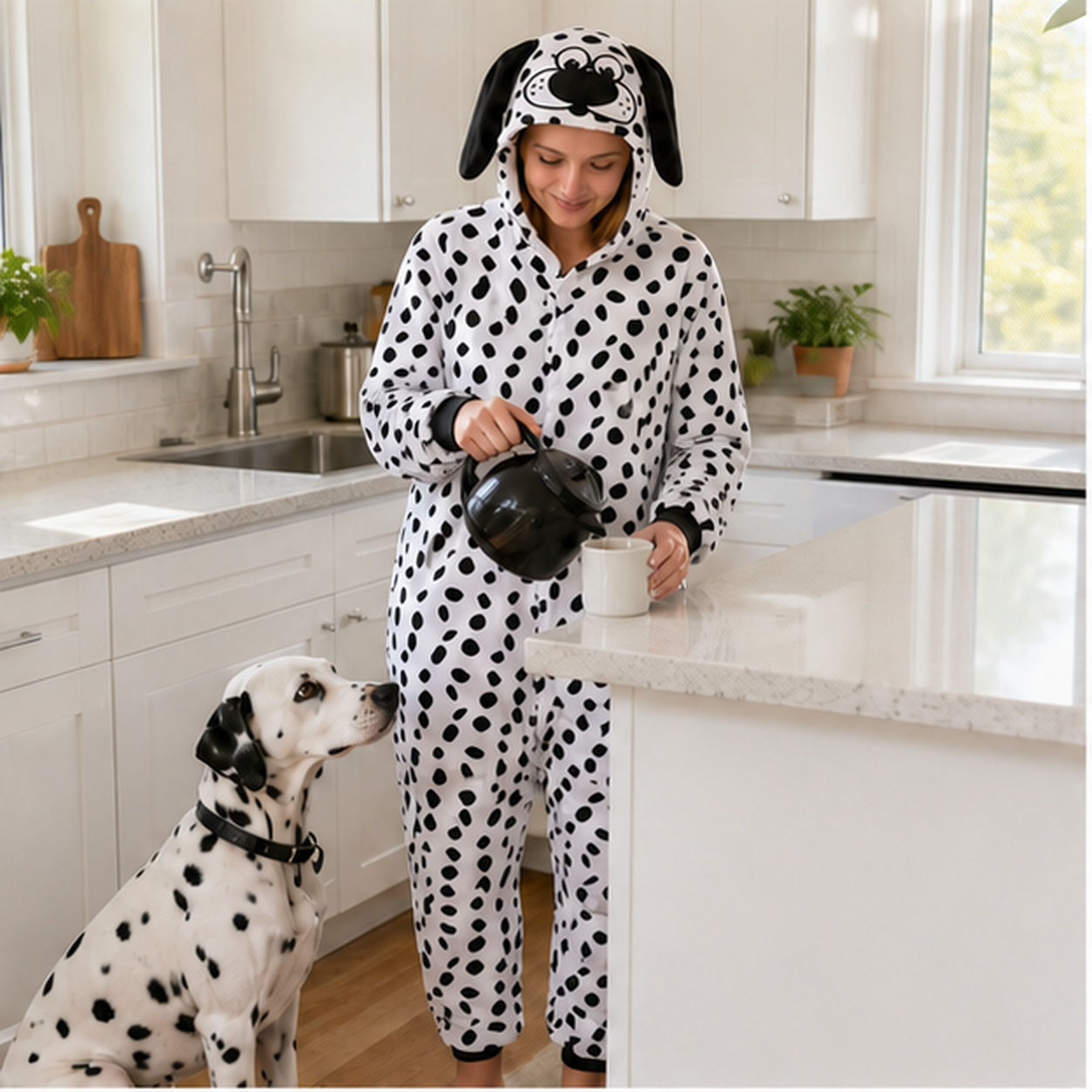 101 Dalmatians kigurumi onesie — 05 home scene