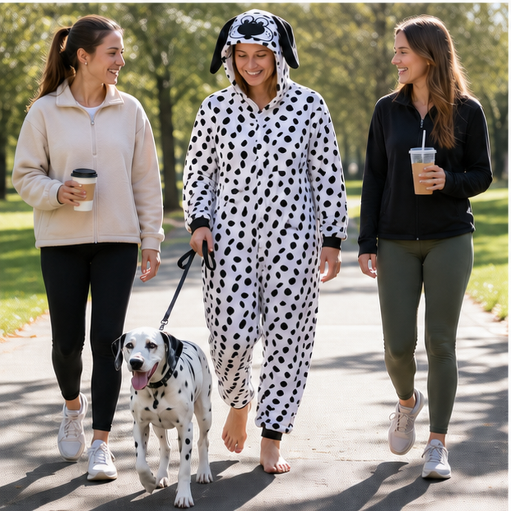 101 Dalmatians kigurumi onesie — 07 outdoor scene