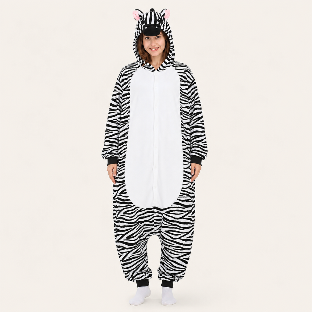 Zebra Kigurumi Onesie