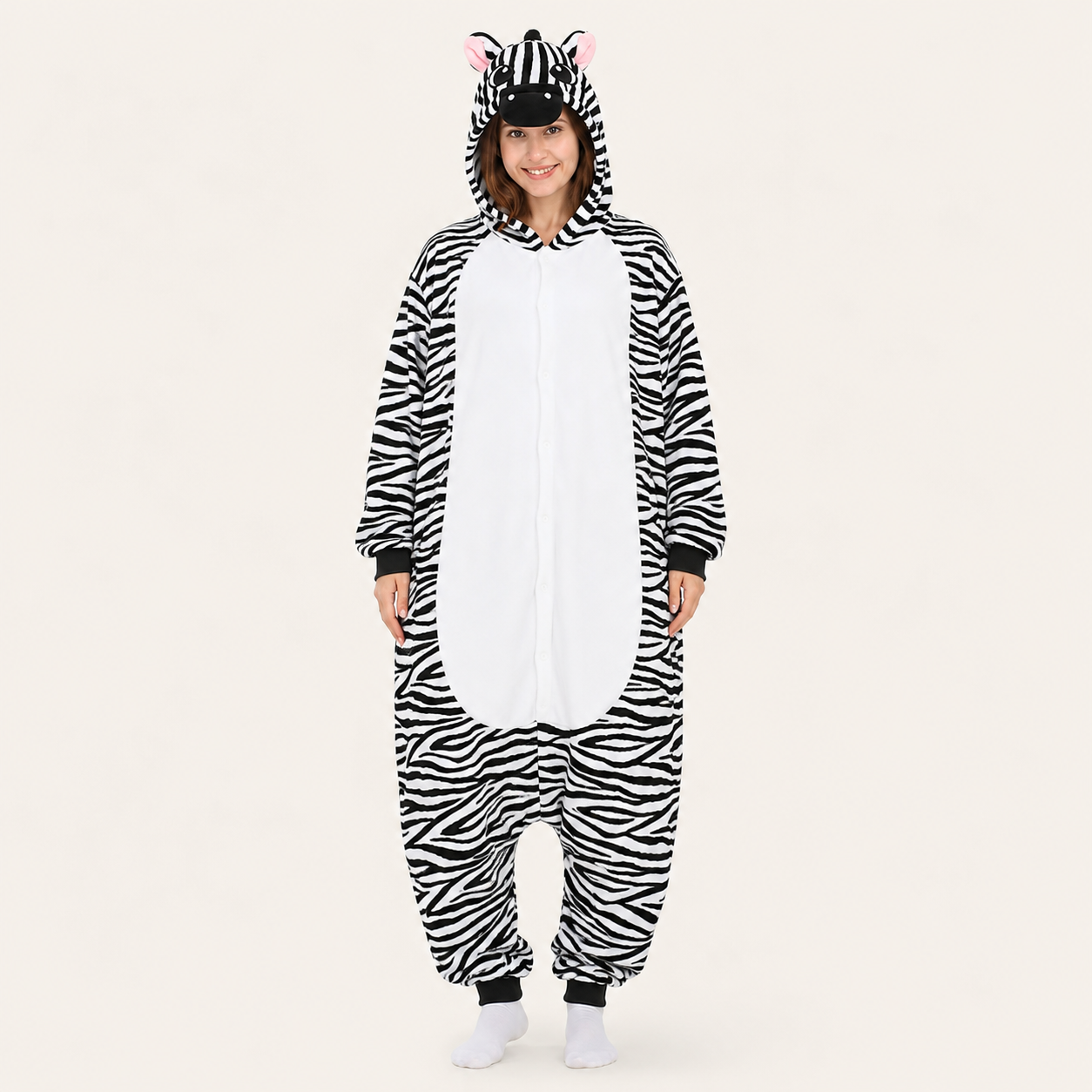 Zebra Kigurumi Onesie