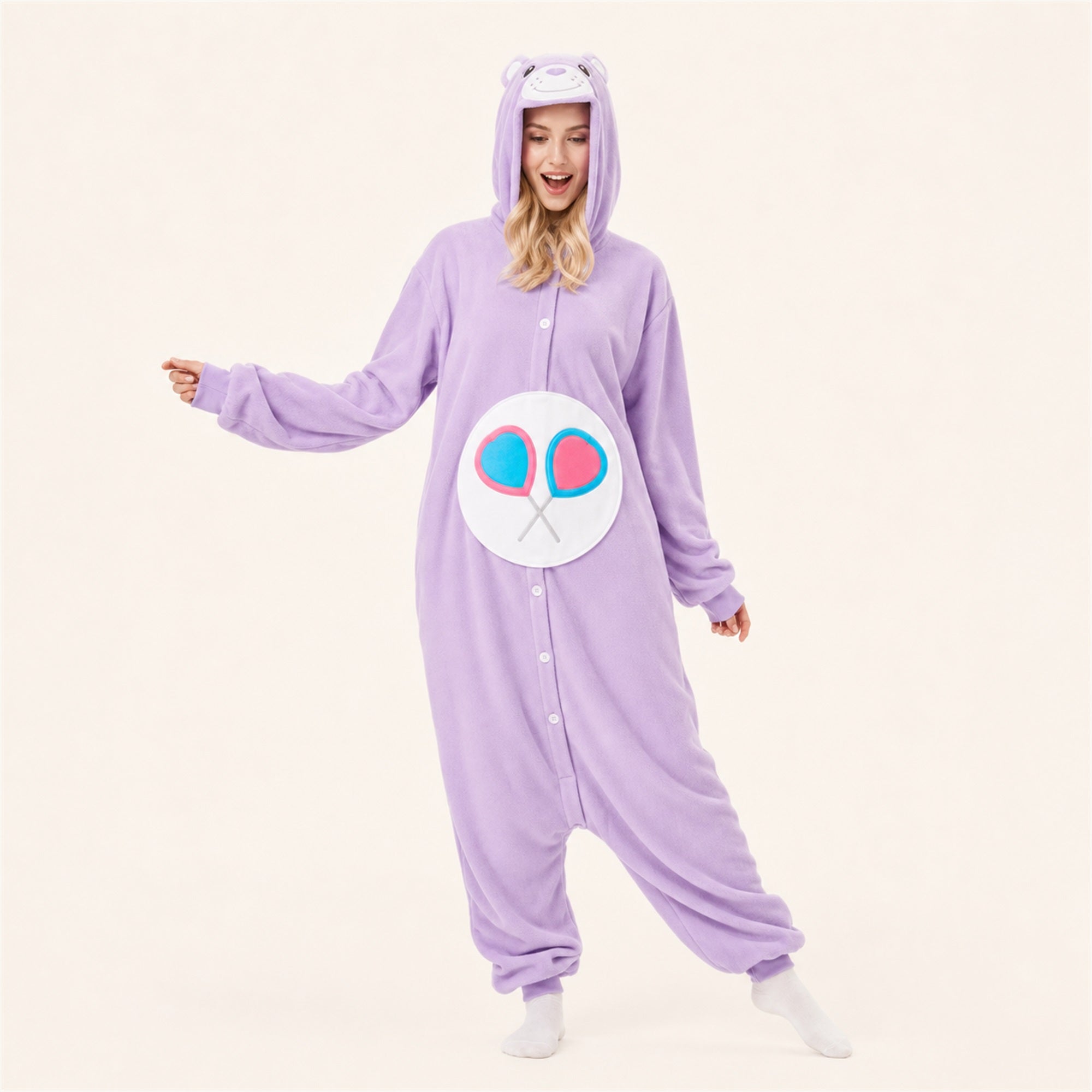 Balloon Lavender adult icon bear kigurumi