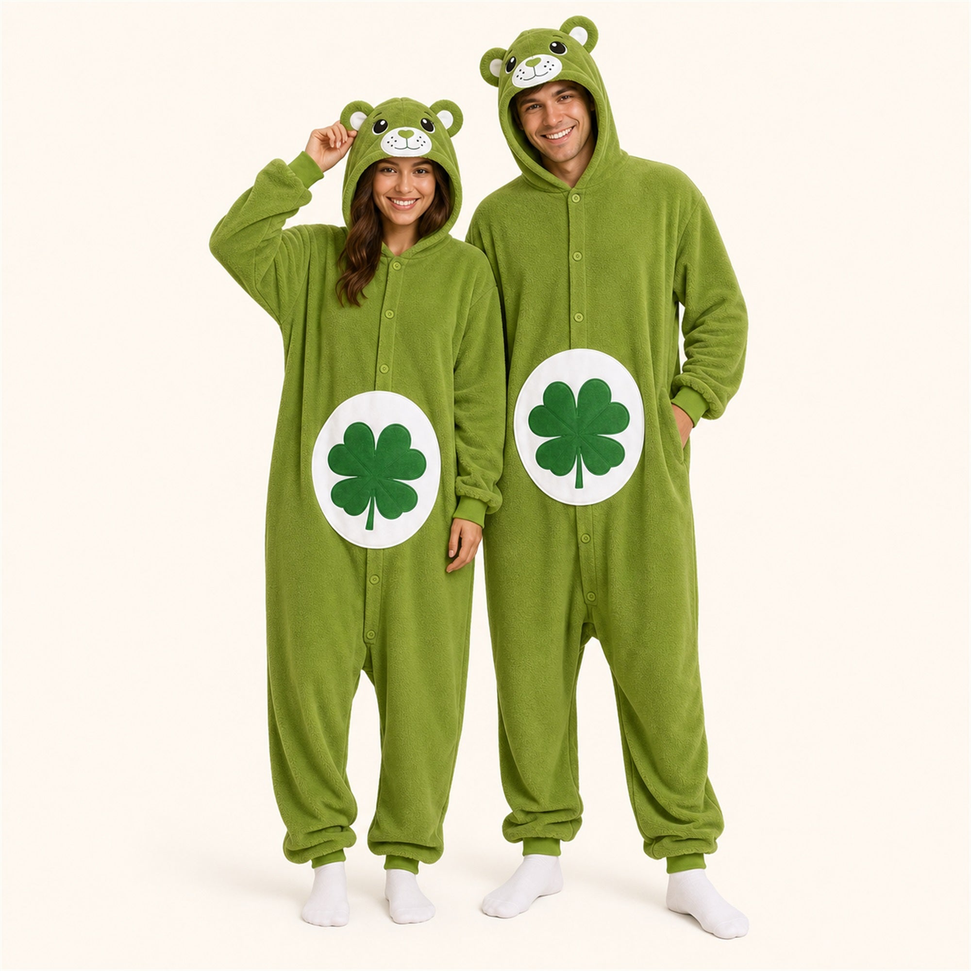 Clover Green adult icon bear kigurumi