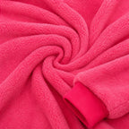 Close-up view of the icon bear kigurumi polar fleece texture