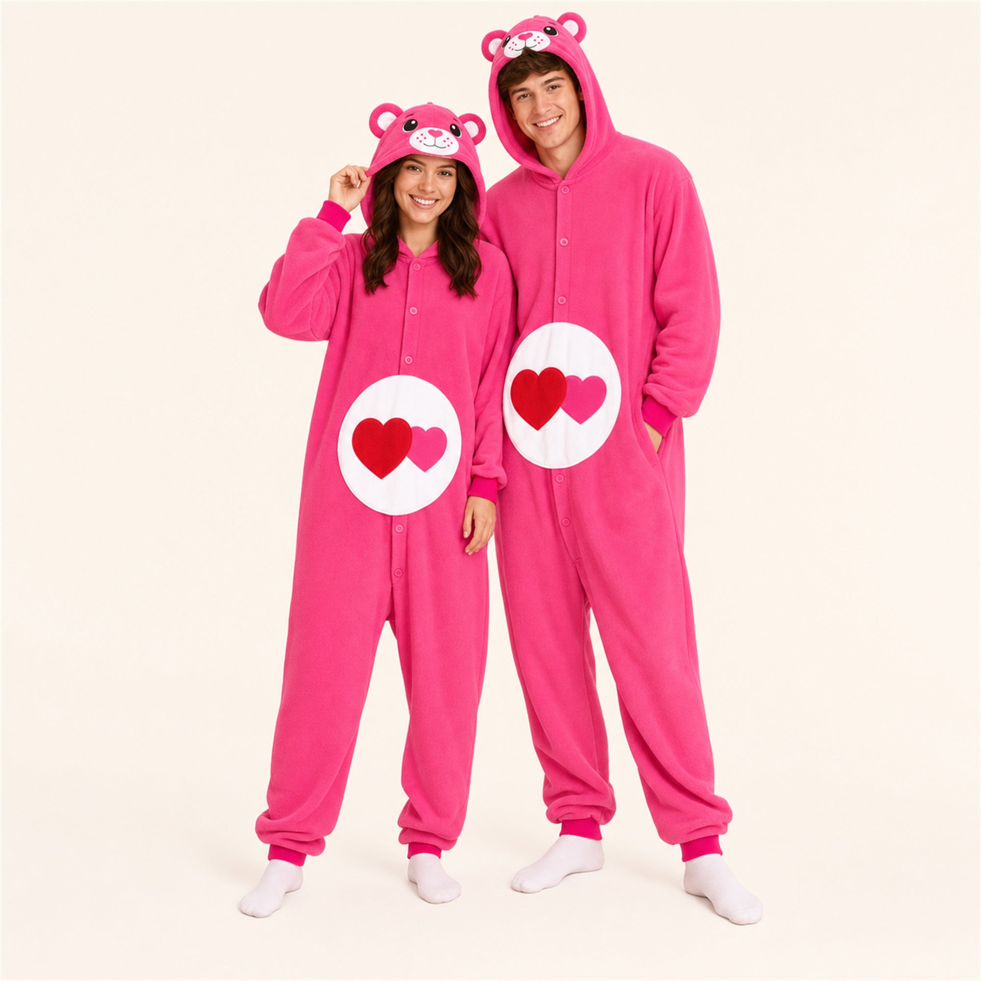 Heart Pink adult icon bear kigurumi