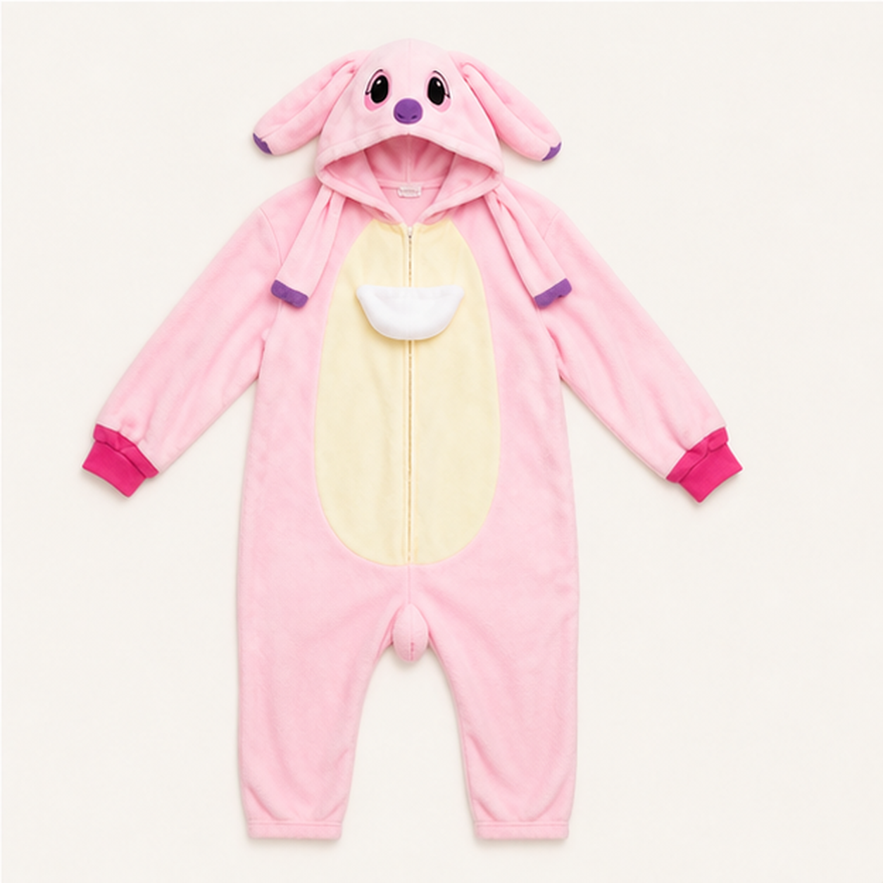 Angel Pink Puppy Kigurumi Onesie 08 detail