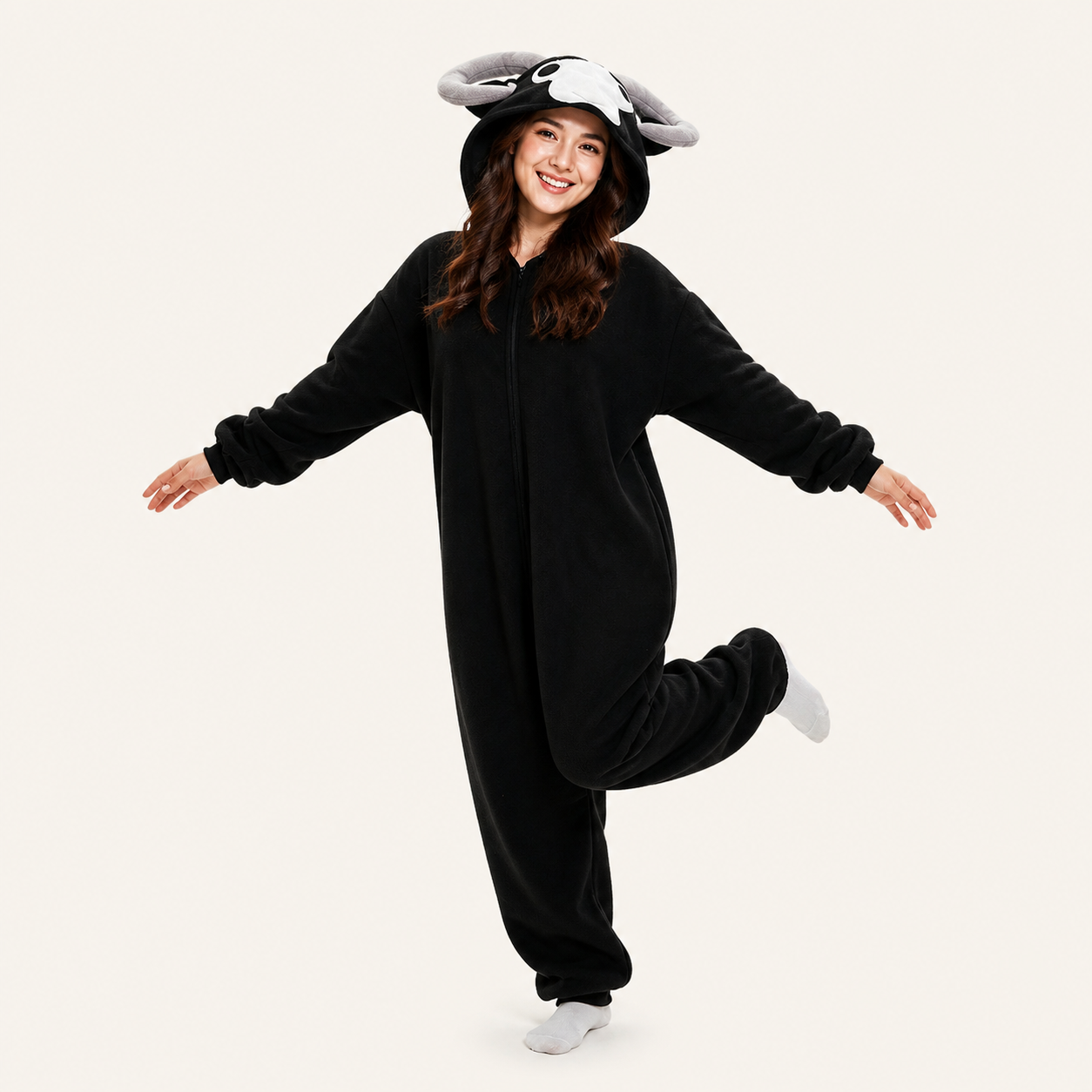 Black Goat Kigurumi Onesie view 2
