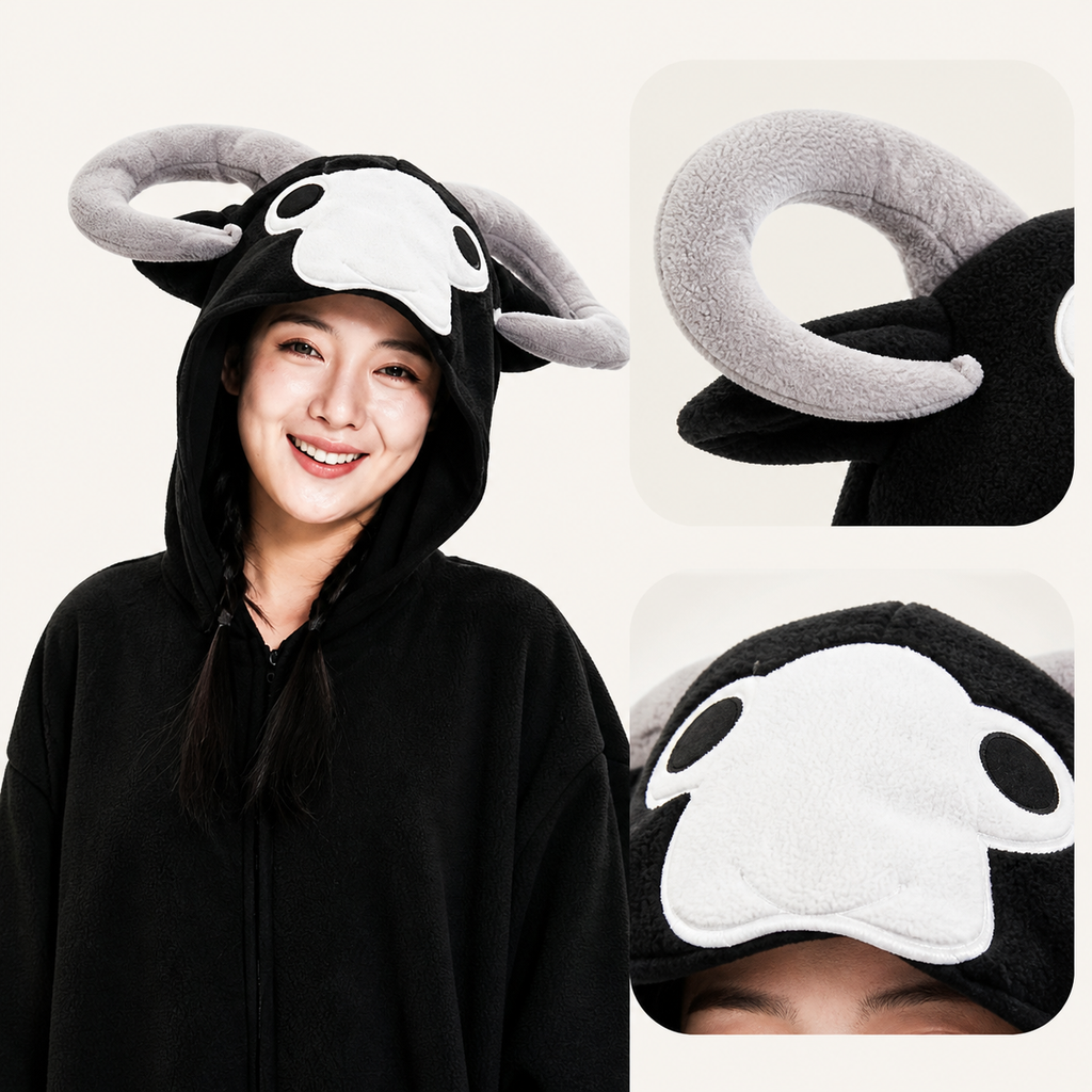 Black Goat Kigurumi Onesie view 5