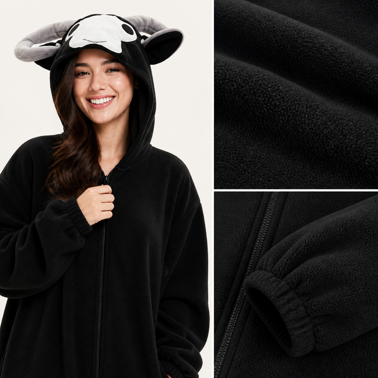Black Goat Kigurumi Onesie view 6