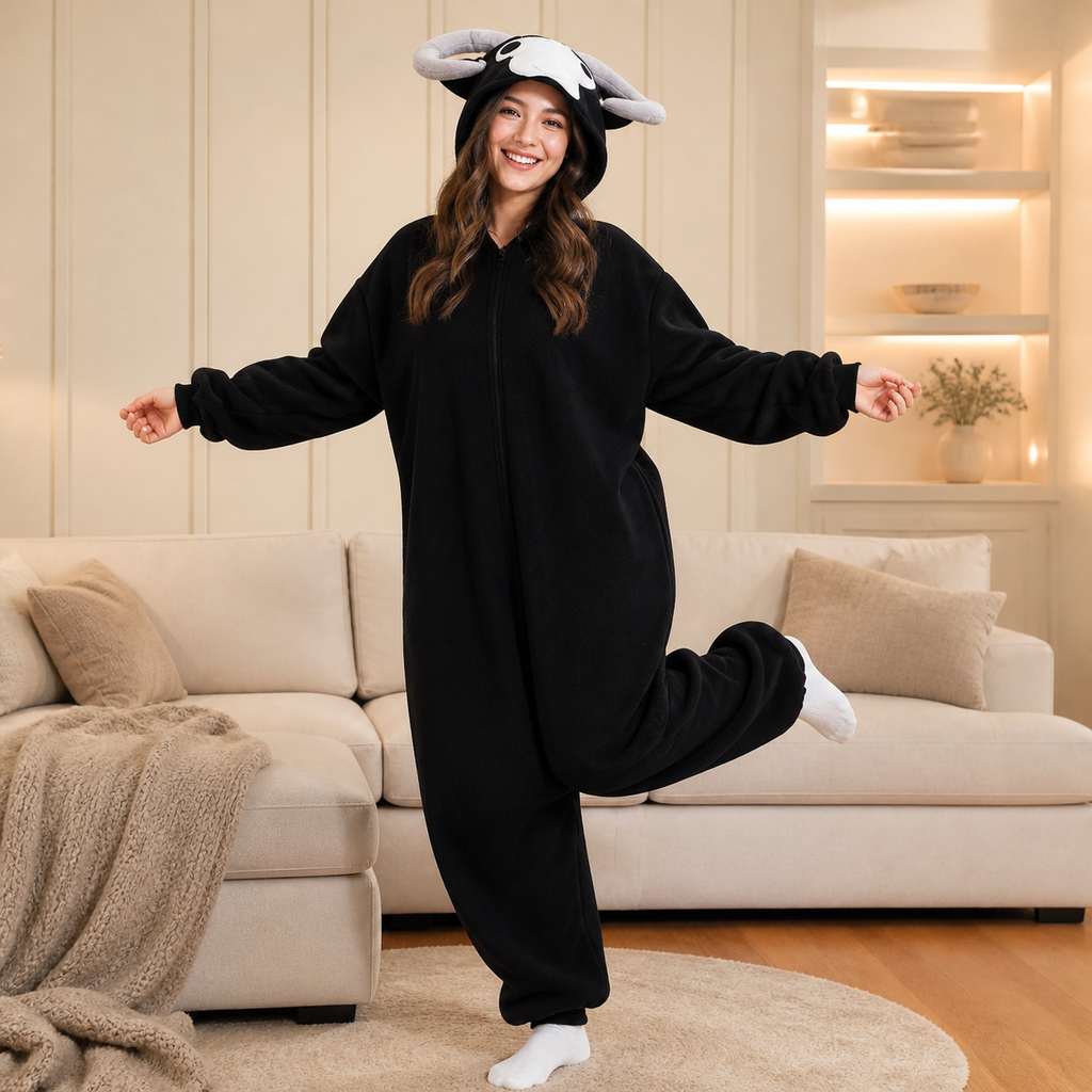 Black Goat Kigurumi Onesie view 9