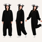 Black Goat Kigurumi Onesie size guide