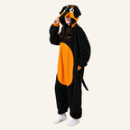 Black & Orange Hound Dog Kigurumi Onesie - second look