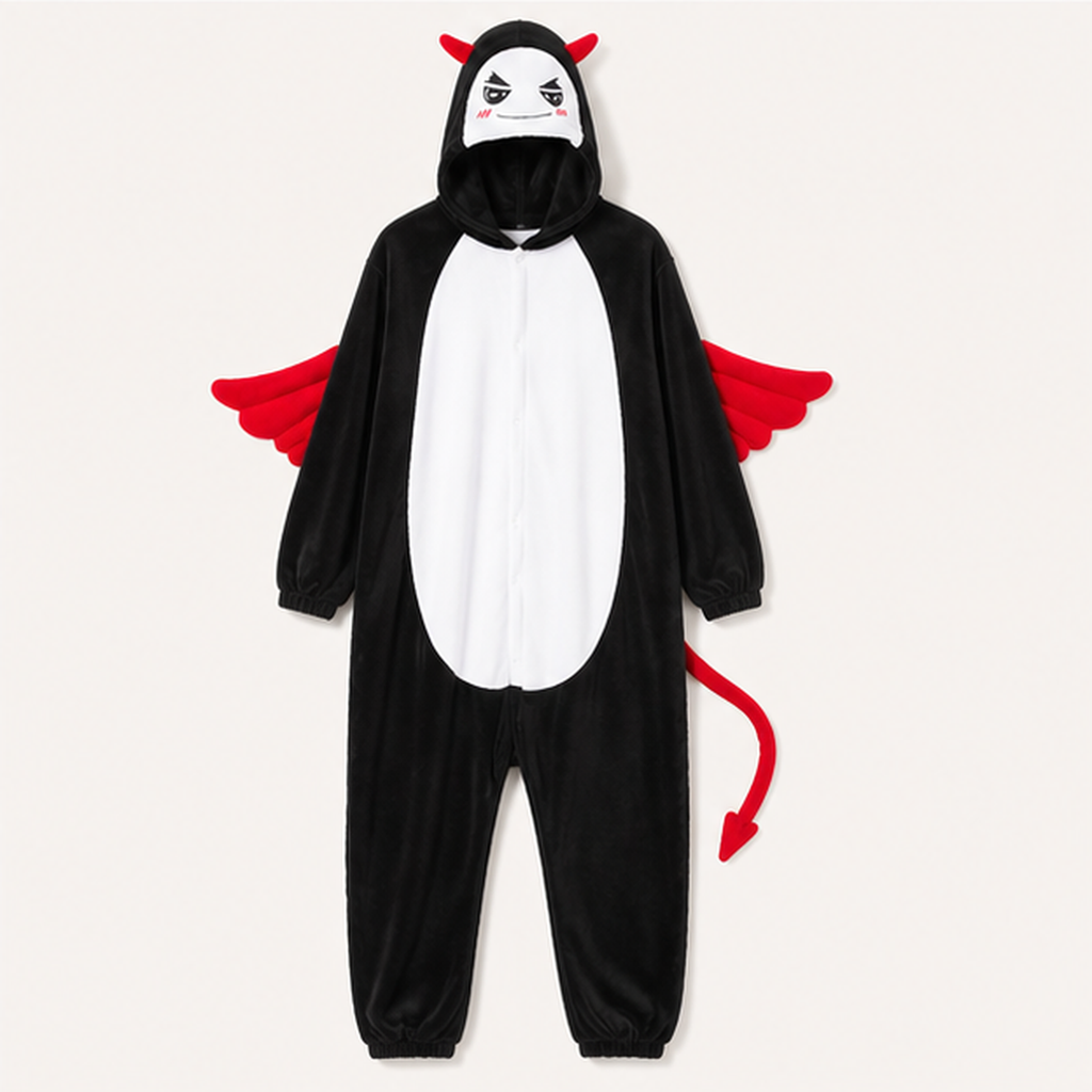 Anime Devil Character kigurumi onesie — 08 detail