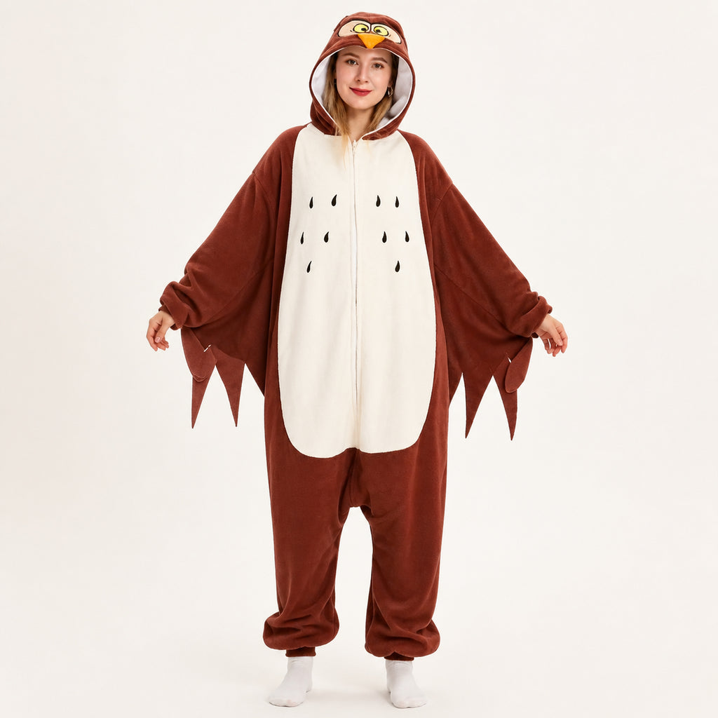 Brown Owl Kigurumi Onesie view 2