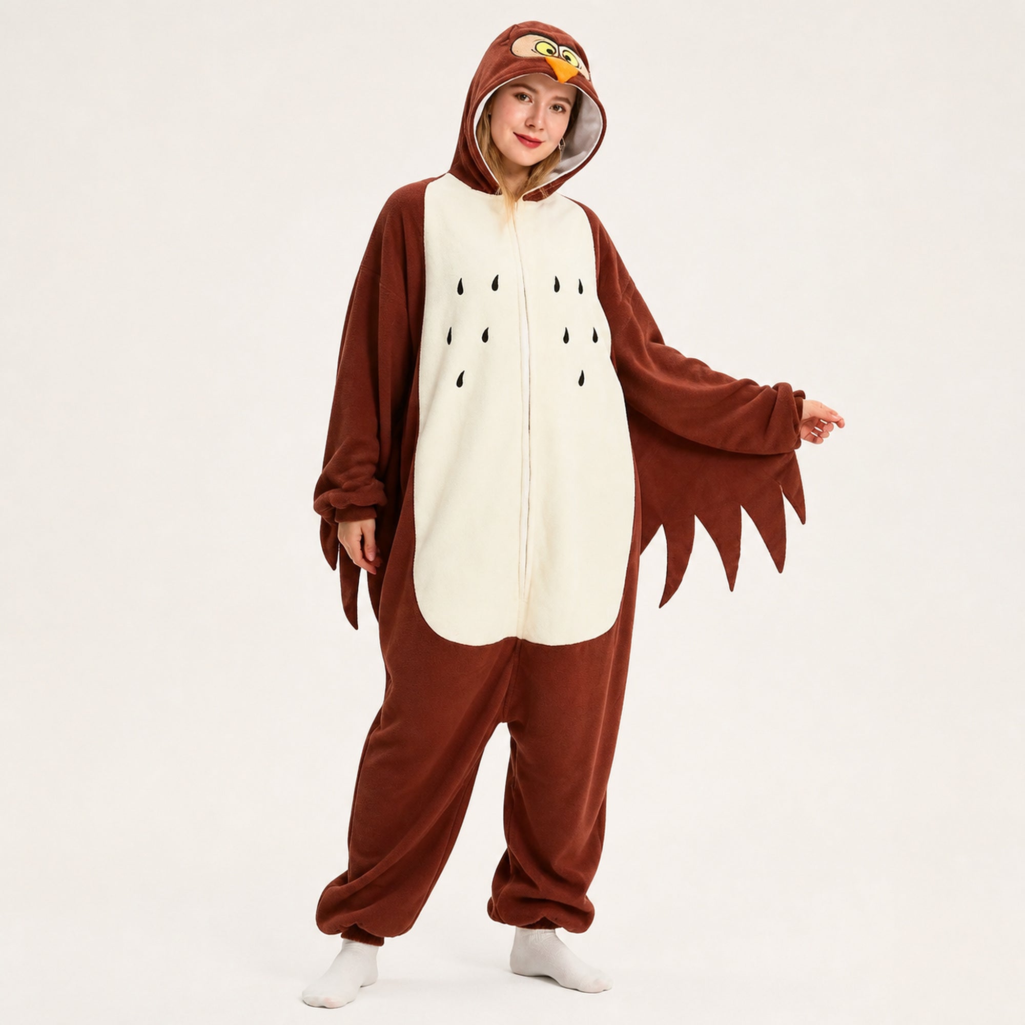 Brown Owl Kigurumi Onesie view 4