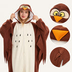 Brown Owl Kigurumi Onesie view 5