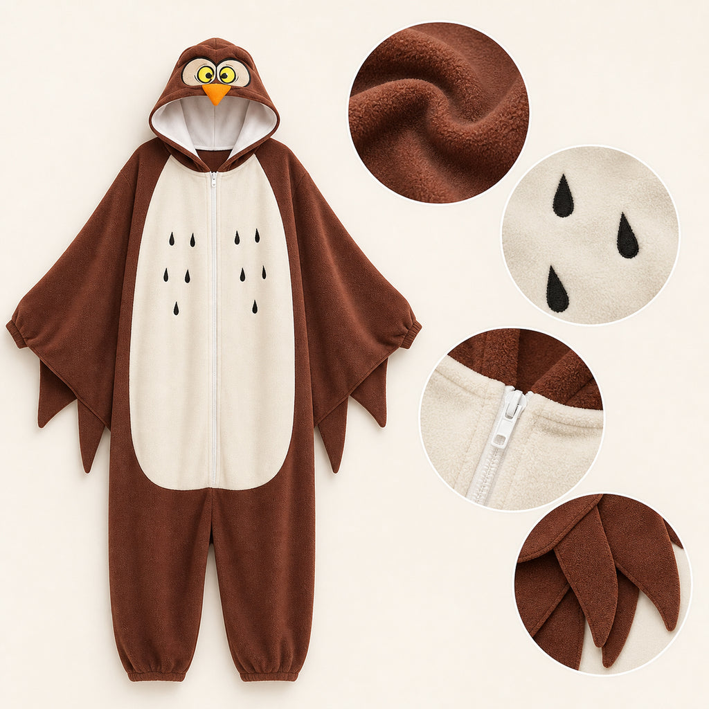 Brown Owl Kigurumi Onesie view 6