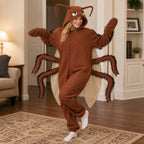 Brown Cockroach Kigurumi Onesie lifestyle cord corrected v4