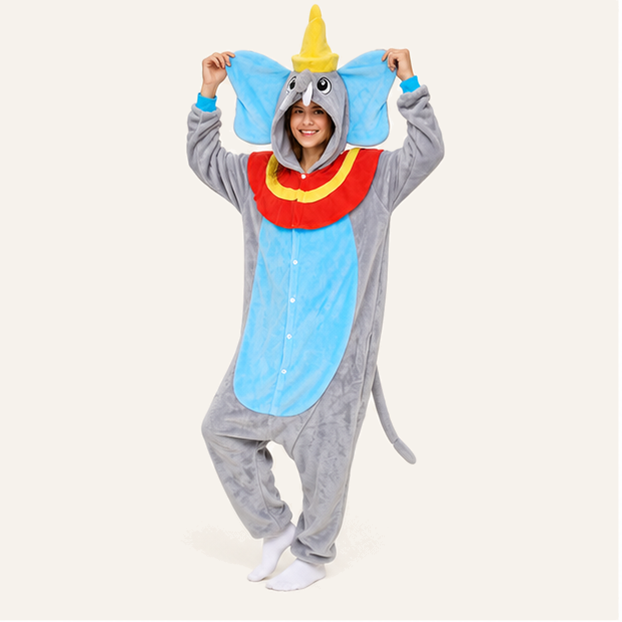 Dumbo Blue Elephant Kigurumi Onesie 01 hero