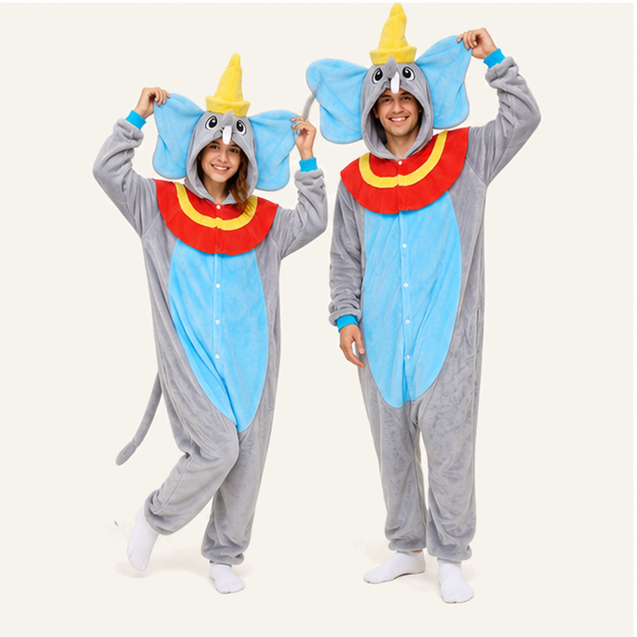 Dumbo Blue Elephant Kigurumi Onesie 03 friends studio