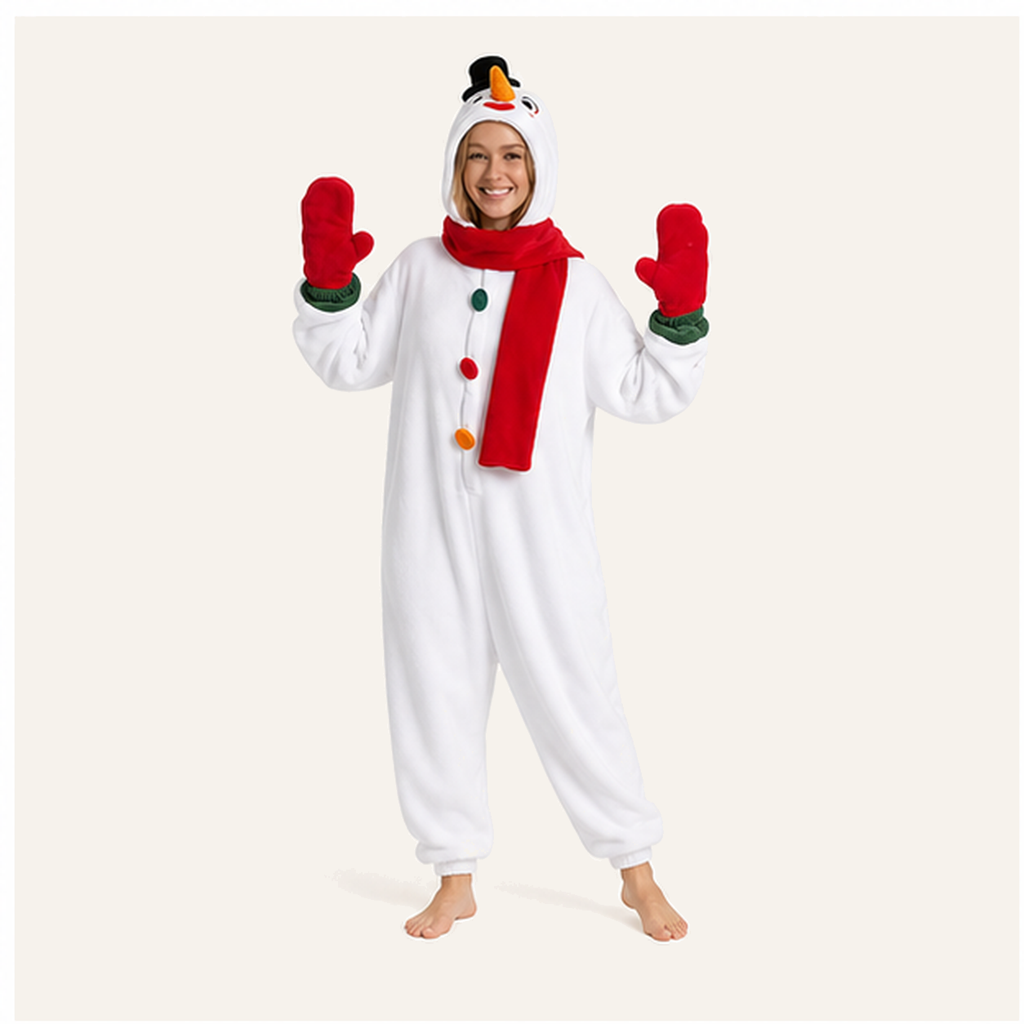 Frosty Snowman Kigurumi Onesie 01 hero