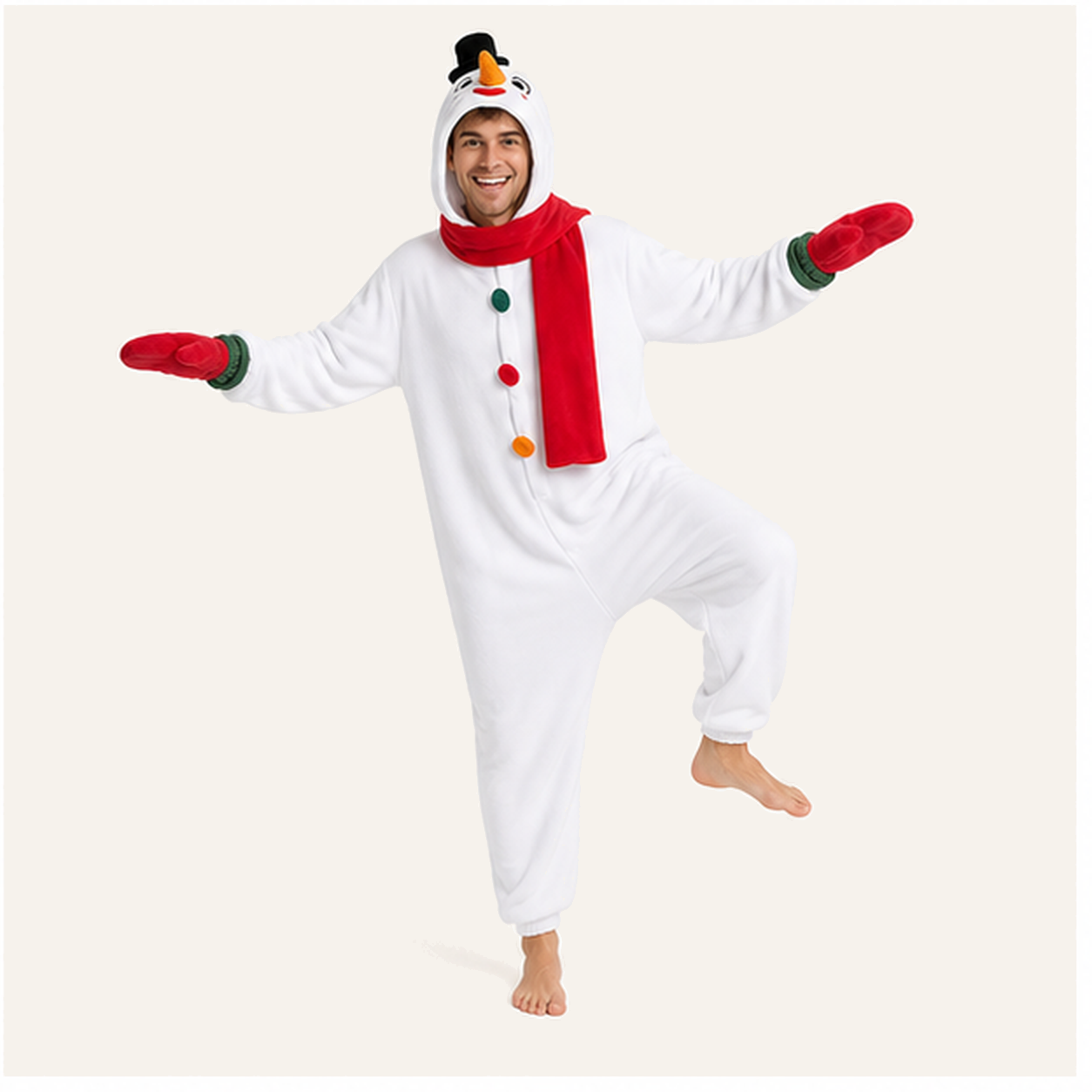 Frosty Snowman Kigurumi Onesie 04 active studio