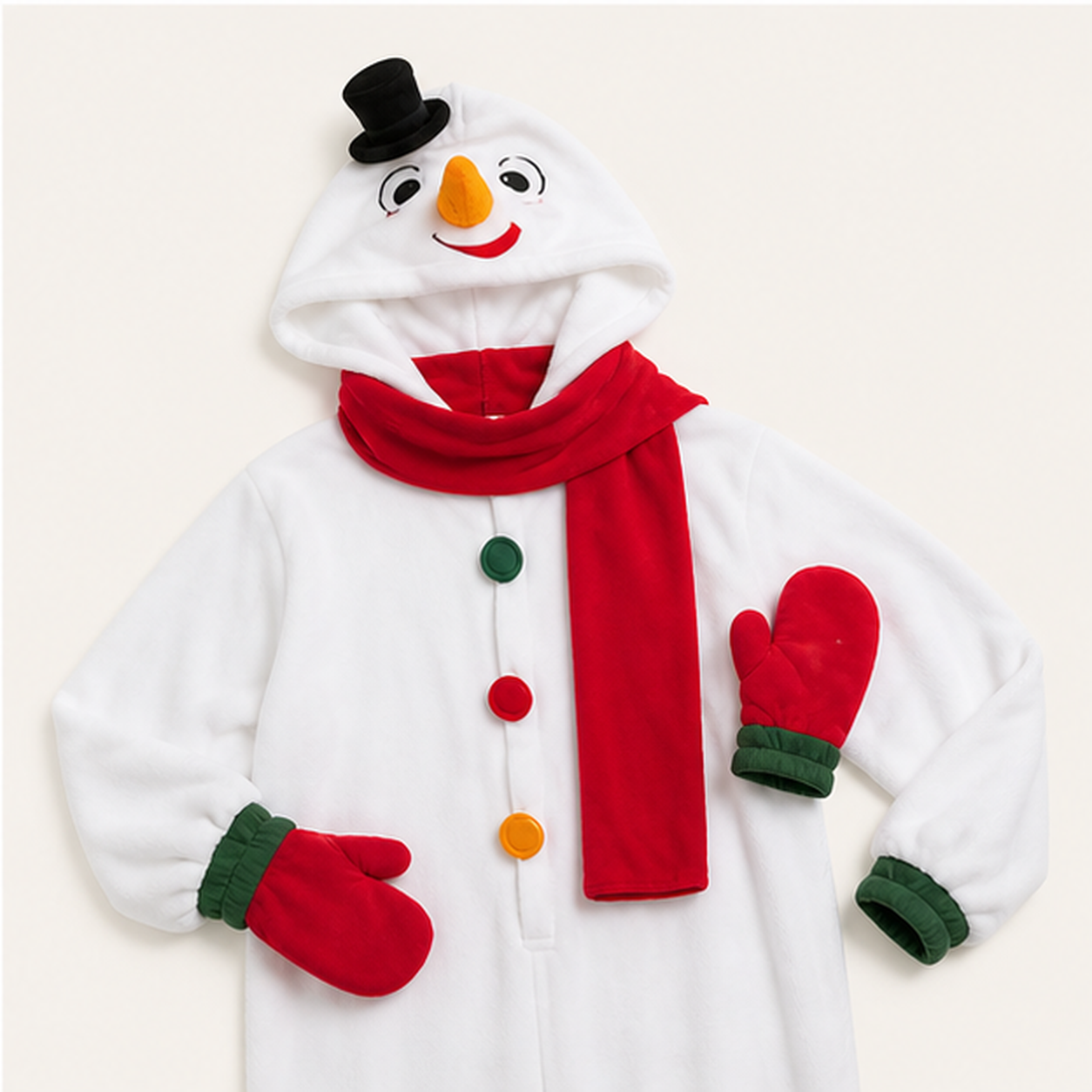 Frosty Snowman Kigurumi Onesie 08 detail