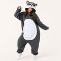 Gray Dog Kigurumi Onesie - hero
