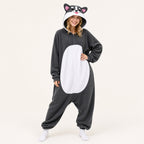 Gray Dog Kigurumi Onesie - second look