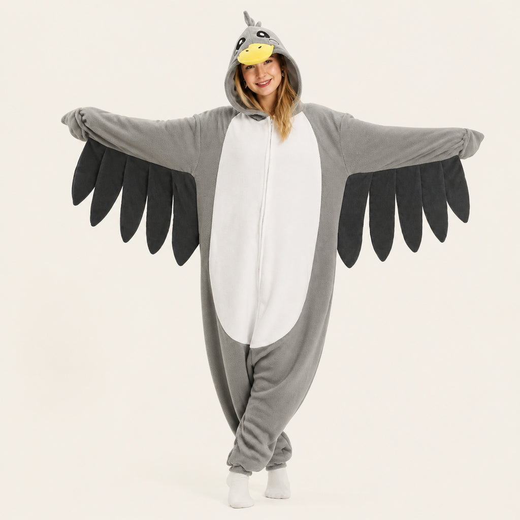 Gray Gull Kigurumi Onesie product image