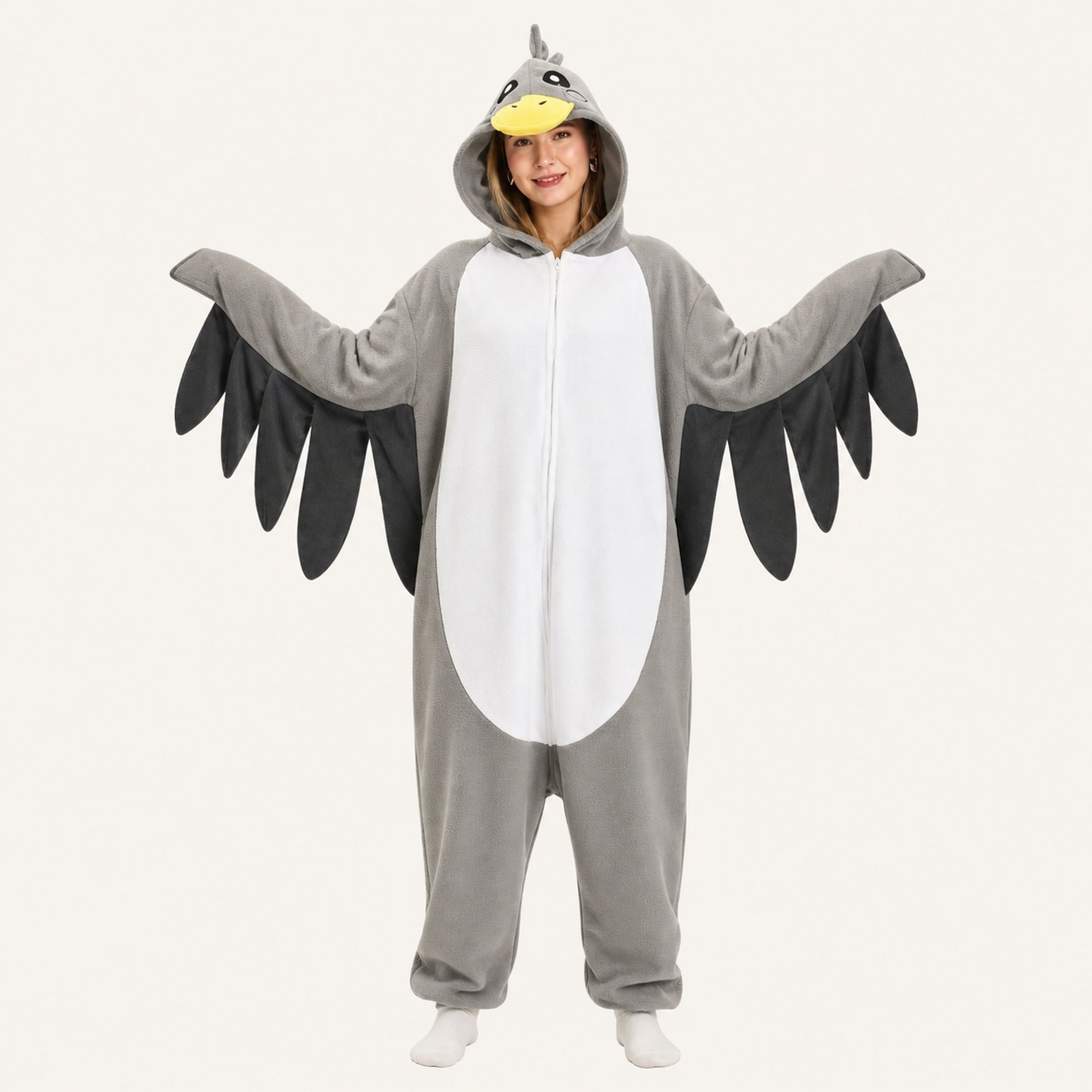 Gray Gull Kigurumi Onesie view 2