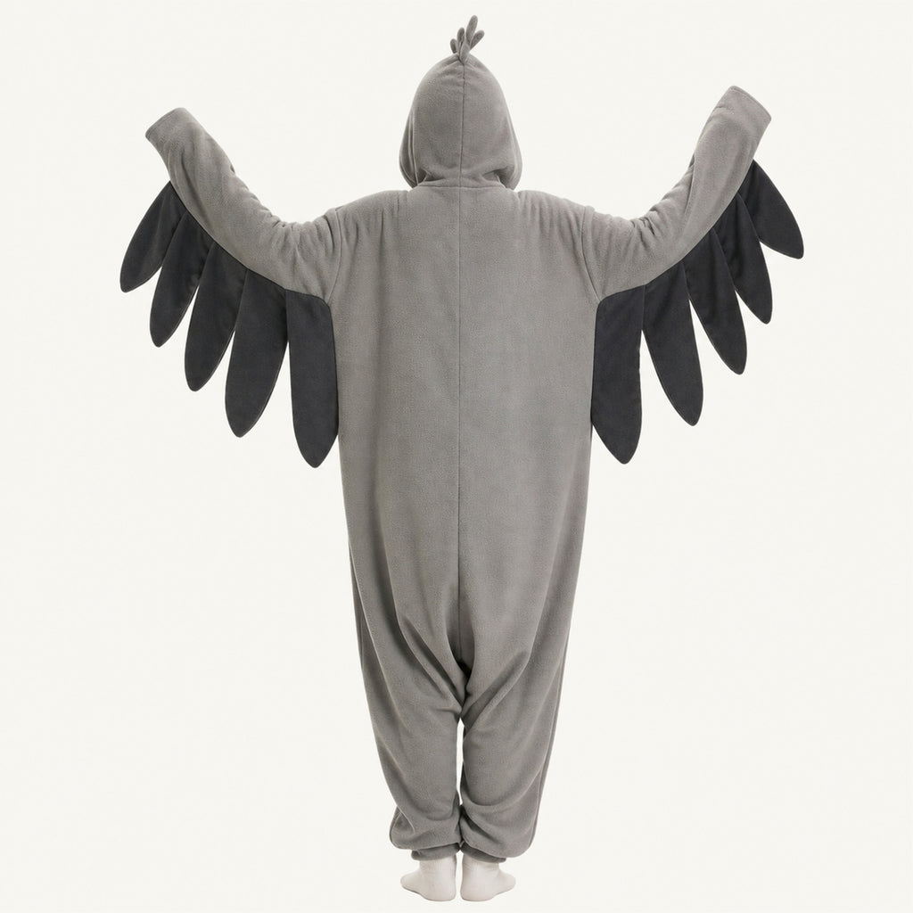 Gray Gull Kigurumi Onesie view 3