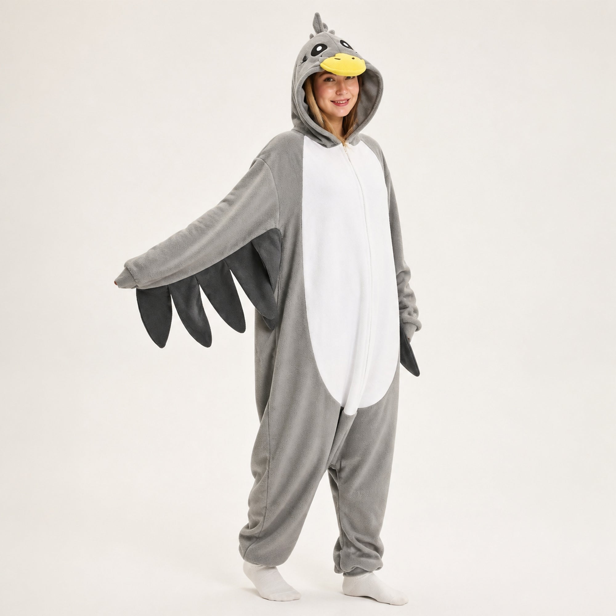 Gray Gull Kigurumi Onesie view 4