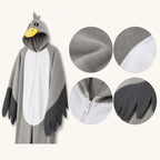 Gray Gull Kigurumi Onesie view 6
