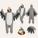 Gray Gull Kigurumi Onesie view 9