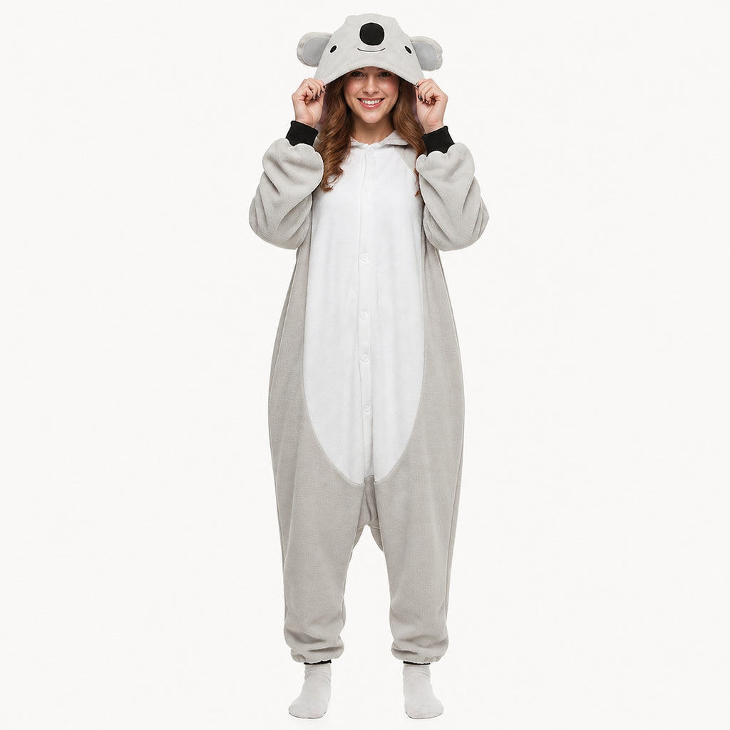 Gray Koala Kigurumi Onesie - image 2