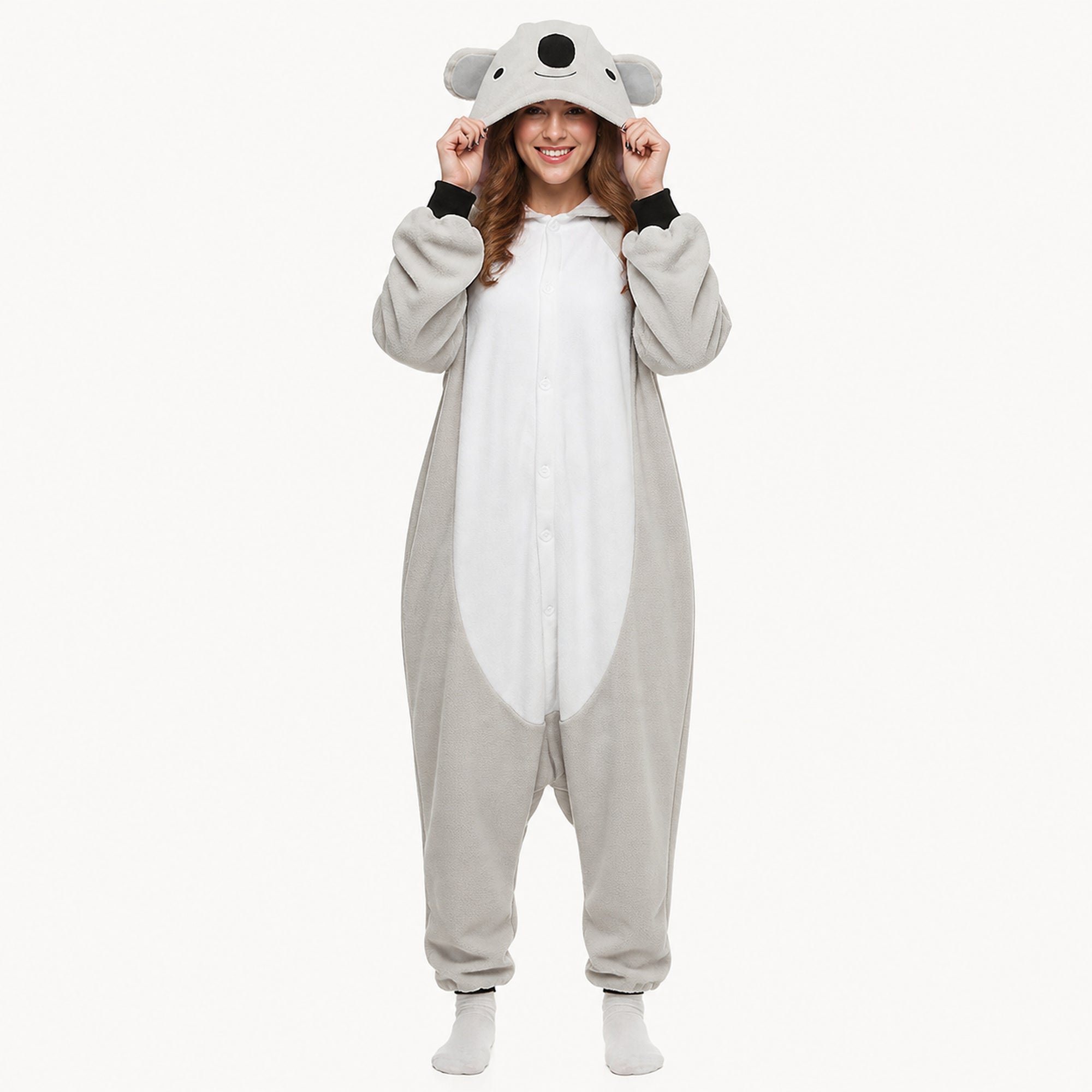 Gray Koala Kigurumi Onesie - image 2