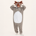 Gray Moose Kigurumi Onesie - hero