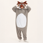 Gray Moose Kigurumi Onesie - hero